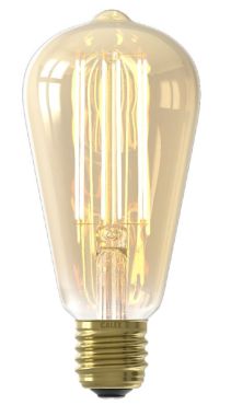 LED FULL GLASS LONGFILAMENT RUSTIK LAMP 220-240V 4W 320LM E2