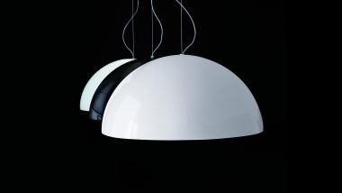 SONORA WHITE SUSPENSION LAMP SOFFITTO IN METACRILATO