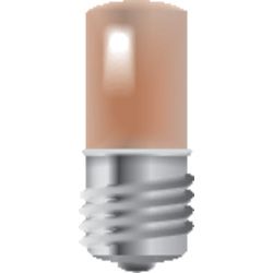 LAMP E10 / LED AMBER