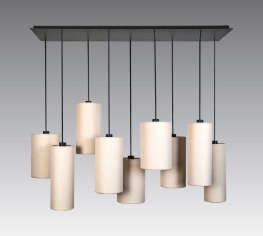 ZIBAL 9 PENDANTS  + LAMPSHADES FROM CHOICE
