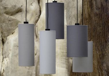 ZIBAL 5 PENDANTS 5XE27 + LAMPSHADES FROM CHOICE
