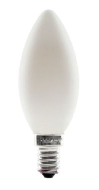 LED CANDLE MILKY-FROSTED E14 2000-2700
