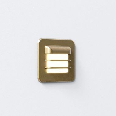 ARRAN SQUARE LED SOLID BRASS