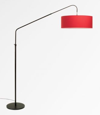 KITCHENER ADJUSTABLE FLOOR LAMP E27 + LAMPSHADE FROM CHOICE