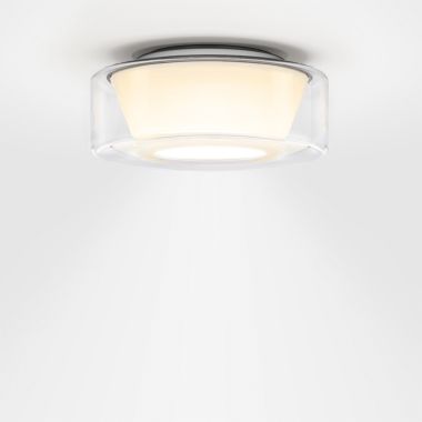 SE CURLING CEILING/SUSP L CLEAR GLASS, CONICAL REFLECTOR