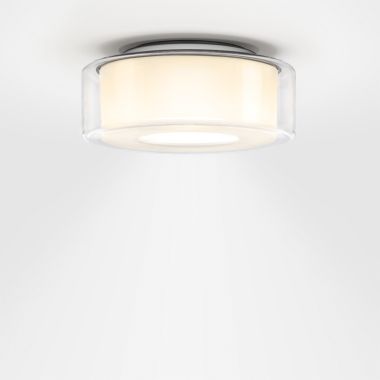 SE CURLING CEILING/SUSP L CLEAR GLASS, CYLINDRICAL REFLECTOR
