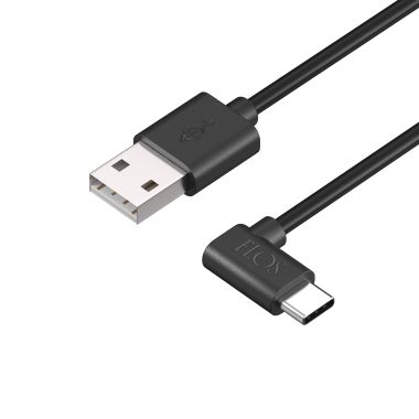 POWER CABLE GUSTAVE RES. BLACK USB-A/USB-C