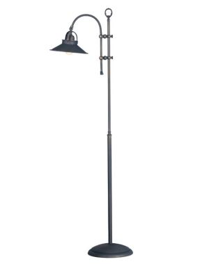 FLOOR LAMP 1120 130CM 1XE27 230-250V LAMPSHADE METAL