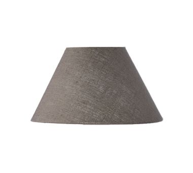 LAMPSHADE OBLIQUE DIA 20 LINEN COLOUR 12  OLD GREY STKP