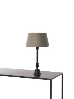 ROSELLE TABLE LAMP H 33CM BLACK 1XE27 FOR LAMPSHADE FABRIC