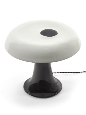 TABLE LAMP WHITE/BLACK CELINE N°3