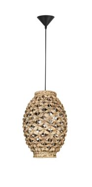 GRIFFIN DRIED WATER HYACINTH
BLACK FABRIC WIRE & BASE
LED E2