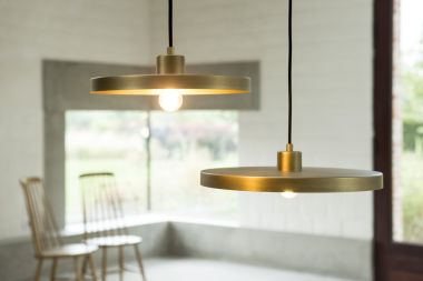 OLLY SUSPENSION RUBBED BRASS