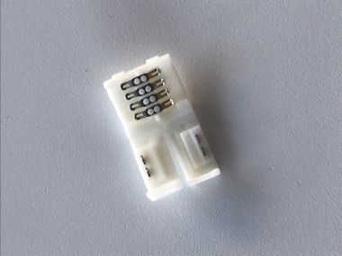 KOPPELSTUK VOOR RGB LEDSTRIP 10mm IP20 DC3-24V/3A 4 pin