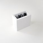 QBINI SURFACE BOX 2X LED GE WHITE STRUC