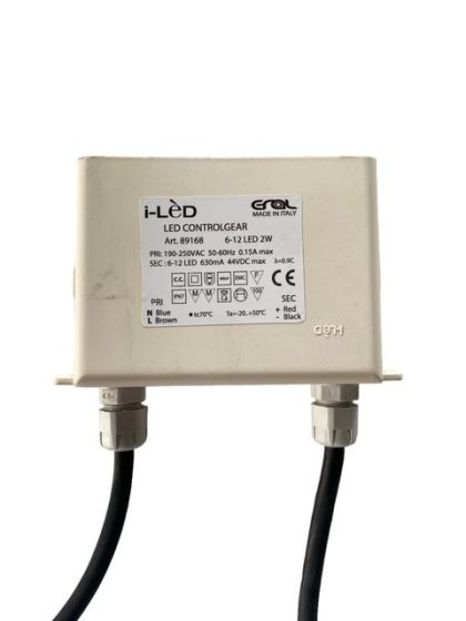 Transformateur LED 24W 12 Volts DC IP67