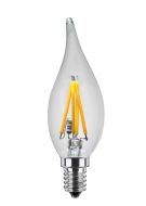 LED CANDLE WINDBLOW 3.5W CLEAR 2000K-2900K 160LM