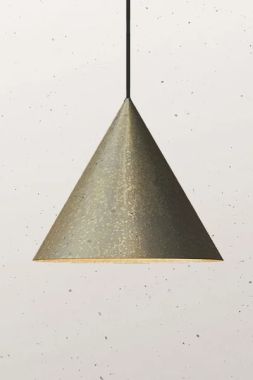 CONE SUSPENSION BIG OUTDOOR 1 LIGHT BRASS