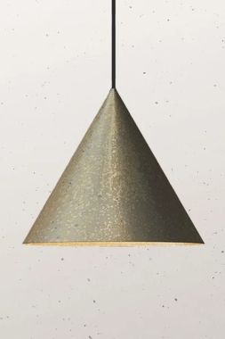 CONE SUSPENSION MEDIUM OUTDOOR 1 LIGHT BRASS