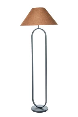 ALAN STAANLAMP RONDE HOEKEN LAMPENKAP H 145CM 1X E27 230V