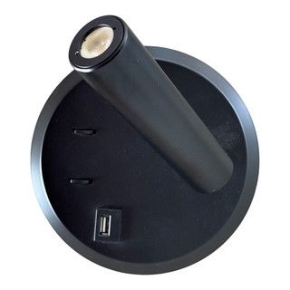 FLEX WALL LAMP 2X6W BLACK