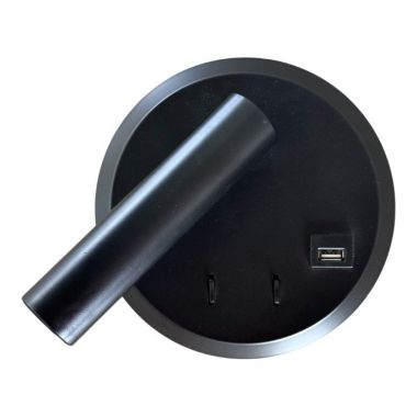 FLEX WALL LAMP 2X6W BLACK