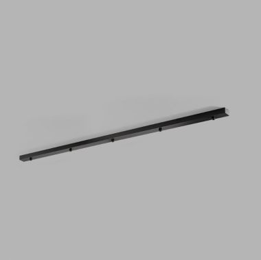 CEILING BASE L1800/5 PENDANTS BLACK