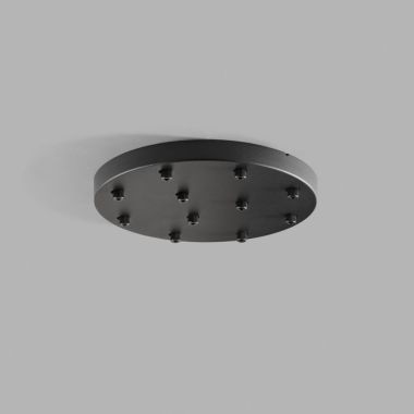 CEILING BASE Ø400/11 PENDANTS BLACK