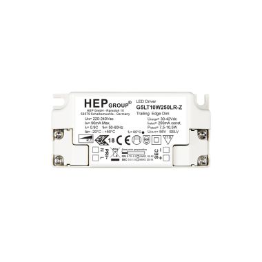 LED DRIVER CC 250MA 10.5W PHASE DIM WHITE