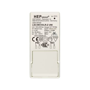 LED DRIVER CC 350MA 1-3.5W NOT APPLICABLE