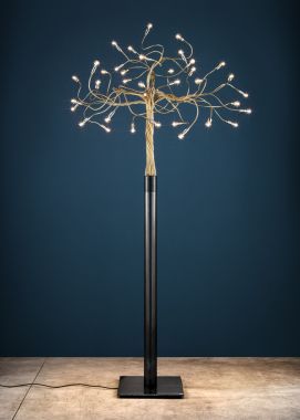 ALBERO DELLA LUCE FLOOR LAMP BRASS 36XE14 LED DIM WIRELESS