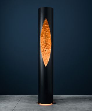COLONNA STANDING LAMP ROUGH IRON 1XE27 17W LED DIM INC