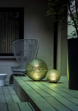 MEDOUSÊ F / FLOOR LAMP / GREEN GLASS / 1X29W IP65