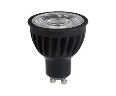 REFLEX LED 6 ZWART 2700K HIGHPOWER LED REFLECTORLAMP 50 MM -