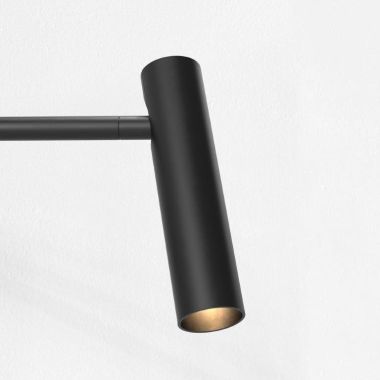 LEDA ROUND SHADE MATT BLACK