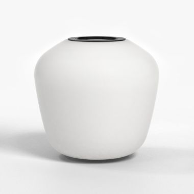 NARA TAPER GLASS WHITE (OPAL)