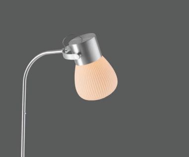 VERRE OPALE MAT PLISSÉ POUR LA SÉRIE D'ÉCLAIRAGE AURA