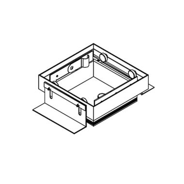 RECESSED FRAME MINI MULTIPLE TRIMLESS 1X