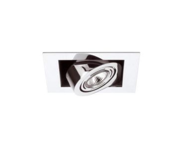 OPBOUWSPOT CHROME CORNER + BASIS INCL. TRANSFO