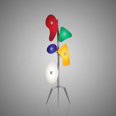 ORBITAL STAANDE LAMP COLOUROOD