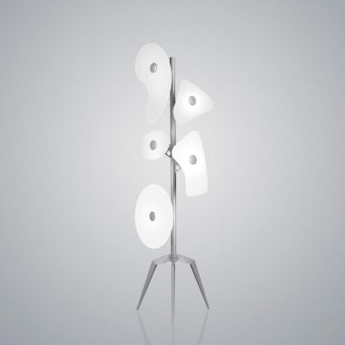 ORBITAL STAANDE LAMP WIT